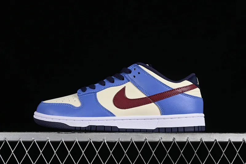 All categories Nk SB Dunk series Nk SB Dunk Low low-top sneakers Nk Dunk Low white, blue and red color SB low-top casual sneakers FV8119-161